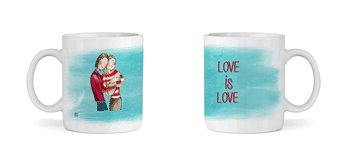 tazza LOVE IS LOVE   donna donna